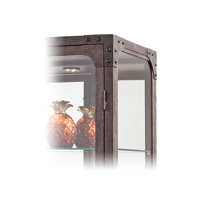 Williston Forge Whittlesey Lighted Curio Cabinet Reviews Wayfair